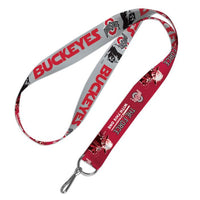 Wholesale-Ohio State Buckeyes / Star Wars Darth Vader &amp; Yoda Lanyard 1"