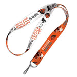 Wholesale-Oregon State Beavers / Star Wars Darth Vader &amp; Yoda Lanyard 1"