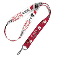 Wholesale-Wisconsin Badgers / Star Wars Darth Vader &amp; Yoda Lanyard 1"