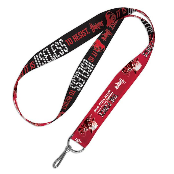 Wholesale-Nebraska Cornhuskers / Star Wars Darth Vader &amp; Yoda Lanyard 1"