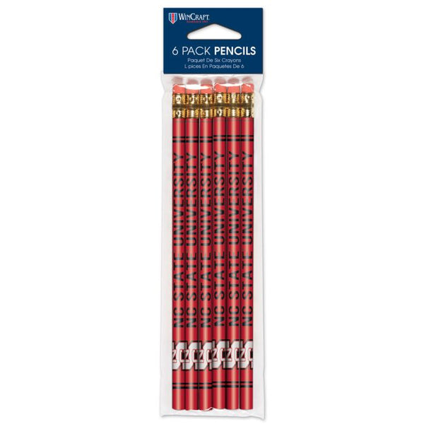 Wholesale-NC State Wolfpack Pencil 6-pack