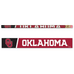 Wholesale-Oklahoma Sooners Pencil 6-pack