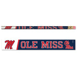 Wholesale-Ole Miss Rebels Pencil 6-pack