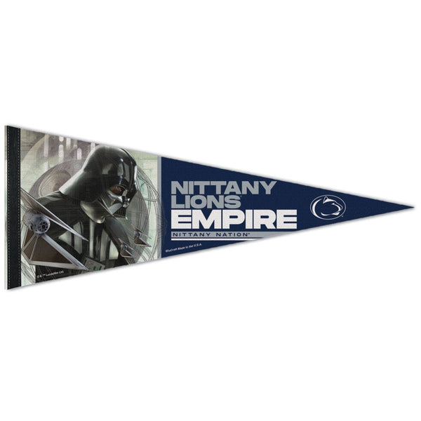 Penn State Nittany Lions / Star Wars VADER Premium Pennant 12" x 30"