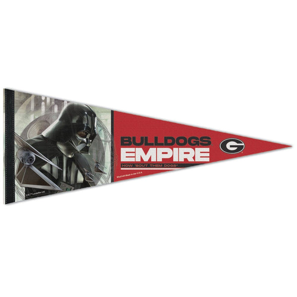 Georgia Bulldogs / Star Wars VADER Premium Pennant 12" x 30"