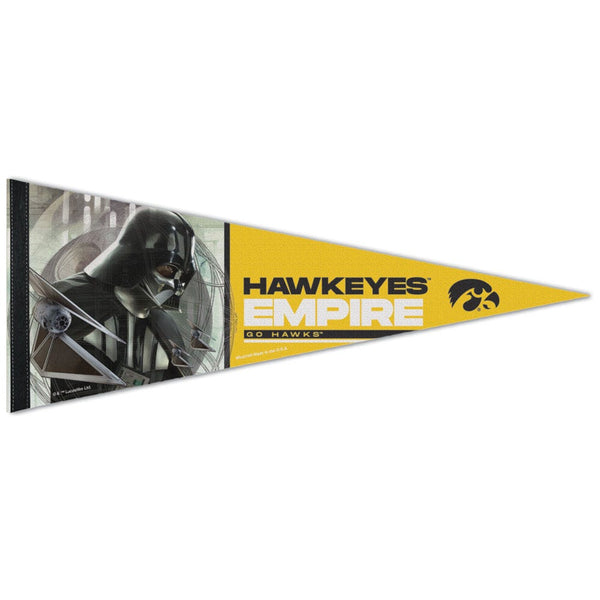 Iowa Hawkeyes / Star Wars VADER Premium Pennant 12" x 30"