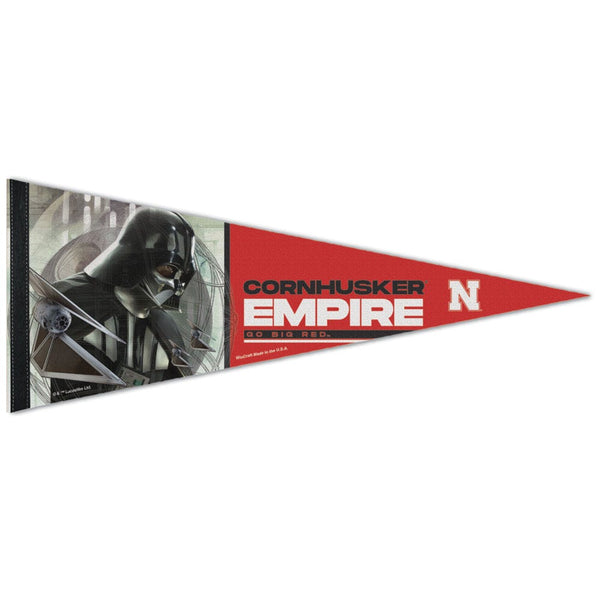 Nebraska Cornhuskers / Star Wars VADER Premium Pennant 12" x 30"