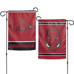 Arkansas Razorbacks Garden Flags 2 sided 12.5" x 18"