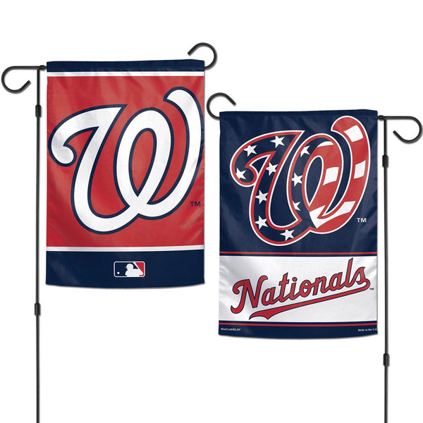 Washington Nationals Garden Flags 2 sided 12.5" x 18"