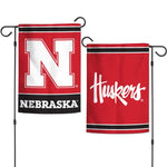 Wholesale-Nebraska Cornhuskers Garden Flags 2 sided 12.5" x 18"