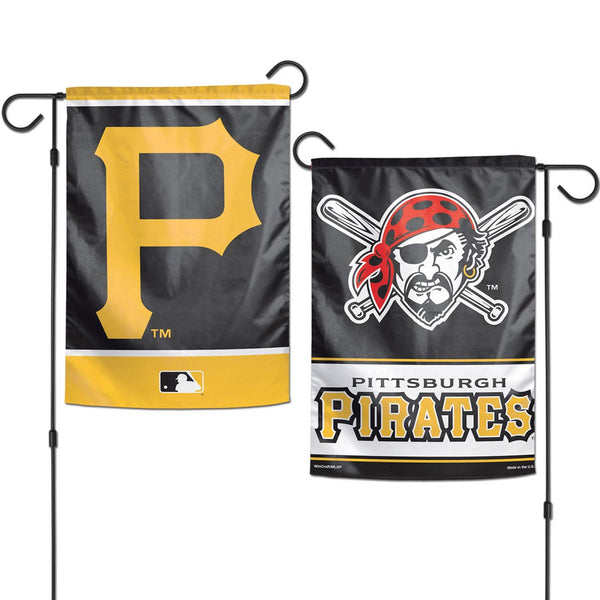 Pittsburgh Pirates Garden Flags 2 sided 12.5" x 18"