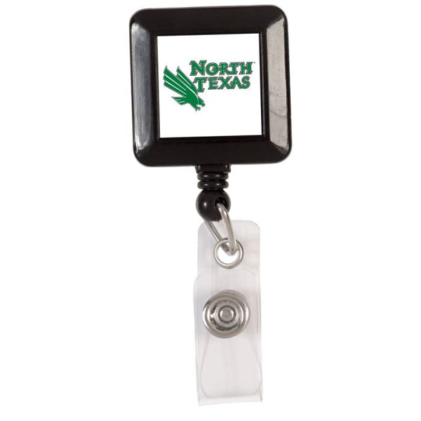 Wholesale-North Texas Mean Green Retractable Badge Holder