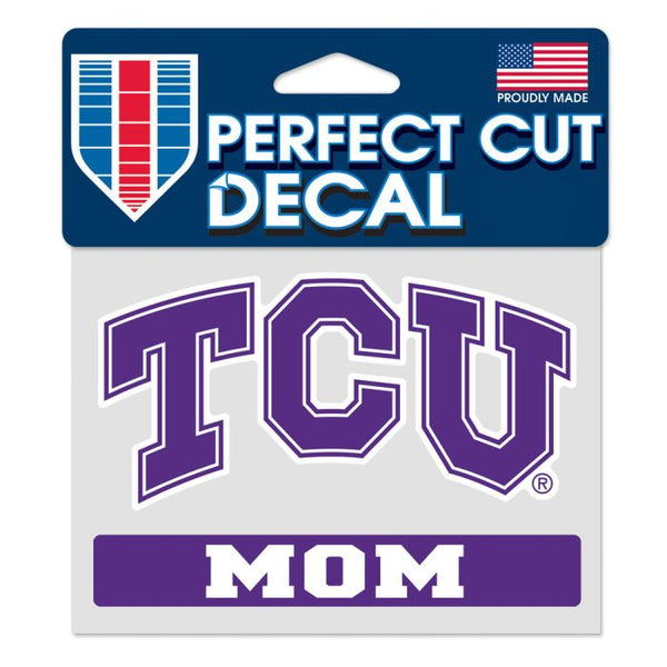 Wholesale-TCU Horned Frogs Mom Perfect Cut Color Decal 4.5" x 5.75"