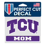 TCU Horned Frogs Perfect Cut Color Decal 4.5" x 5.75"
