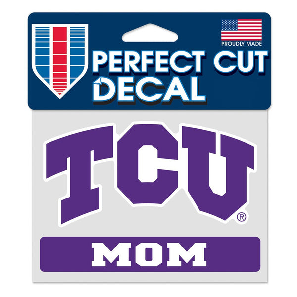 TCU Horned Frogs Perfect Cut Color Decal 4.5" x 5.75"