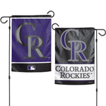 Colorado Rockies Garden Flags 2 sided 12.5" x 18"