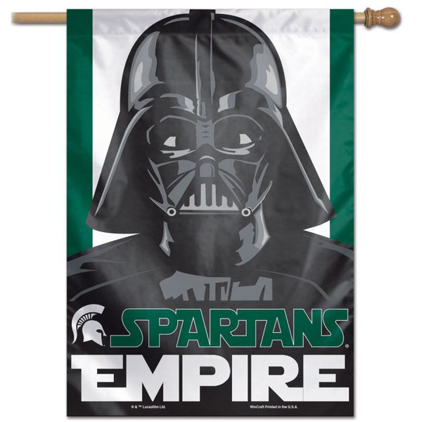 Wholesale-Michigan State Spartans / Star Wars VADER Vertical Flag 28" x 40"