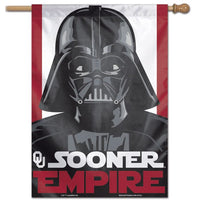 Wholesale-Oklahoma Sooners / Star Wars VADER Vertical Flag 28" x 40"