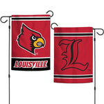 Louisville Cardinals Garden Flags 2 sided 12.5" x 18"