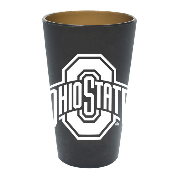 Ohio State Buckeyes SMOKE 16 oz Silicone Pint Glass