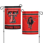 Wholesale-Texas Tech Red Raiders Garden Flags 2 sided 12.5" x 18"