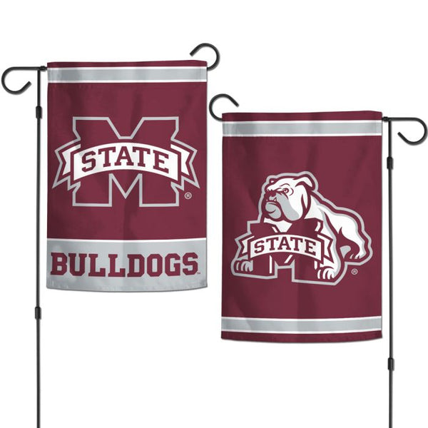 Wholesale-Mississippi State Bulldogs Garden Flags 2 sided 12.5" x 18"