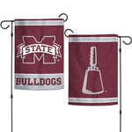 Mississippi State Bulldogs Garden Flags 2 sided 12.5" x 18"