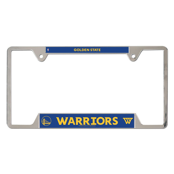 Golden State Warriors Metal License Plate Frame