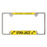 Utah Jazz Metal License Plate Frame