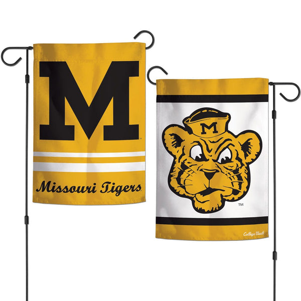 Missouri Tigers /College Vault Garden Flags 2 sided 12.5" x 18"