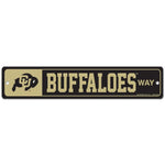 Wholesale-Colorado Buffaloes Street / Zone Sign 3.75" x 19"