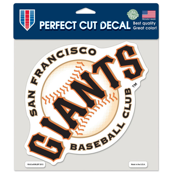 San Francisco Giants Perfect Cut Color Decal 8" x 8"