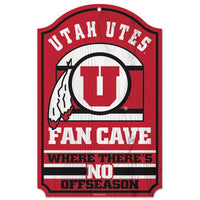 Wholesale-Utah Utes Wood Sign 11" x 17" 1/4" thick