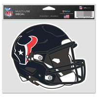 Houston Texans Multi-Use Decal -Clear Bckrgd 5" x 6"