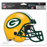 Green Bay Packers Multi-Use Decal -Clear Bckrgd 5" x 6"