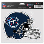 Tennessee Titans Helmet Multi-Use Decal -Clear Bckrgd 5" x 6"