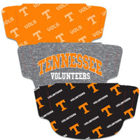 Wholesale-Tennessee Volunteers Fan Mask Face Cover 3 Pack