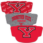 Wholesale-Youngstown State Penguins Fan Mask Face Cover 3 Pack