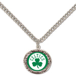 Boston Celtics Necklace w/Charm Jewelry Card