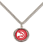 Atlanta Hawks Necklace w/Charm Jewelry Card