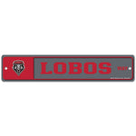 New Mexico Lobos Street / Zone Sign 3.75" x 19"