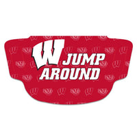 Wholesale-Wisconsin Badgers SLOGAN Fan Mask Face Covers