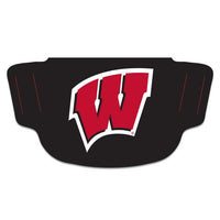 Wholesale-Wisconsin Badgers BLACK Fan Mask Face Covers