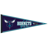 Charlotte Hornets Classic Pennant, carded 12&quot; x 30&quot;