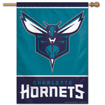 Charlotte Hornets Vertical Flag 28" x 40"