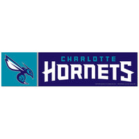 Charlotte Hornets Bumper Strip 3" x 12"