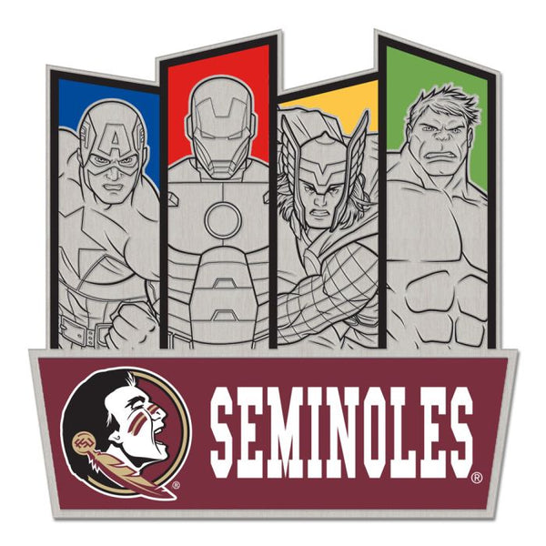 Wholesale-Florida State Seminoles / Marvel (c) 2021 MARVEL Collector Pin Jewelry Card