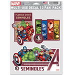 Wholesale-Florida State Seminoles / Marvel (c) 2021 MARVEL Multi Use 3 Fan Pack