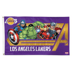 Los Angeles Lakers / Marvel (c) 2021 MARVEL Flag - Deluxe 3' X 5'