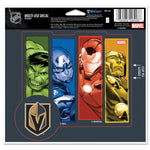 Vegas Golden Knights / Marvel (c) 2021 MARVEL Multi-Use Decal - cut to logo 5" x 6"